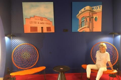 hot et corsiglia avec l'artist