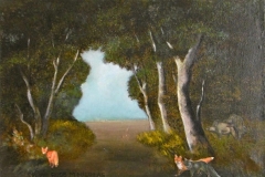renards et couple de sangliers